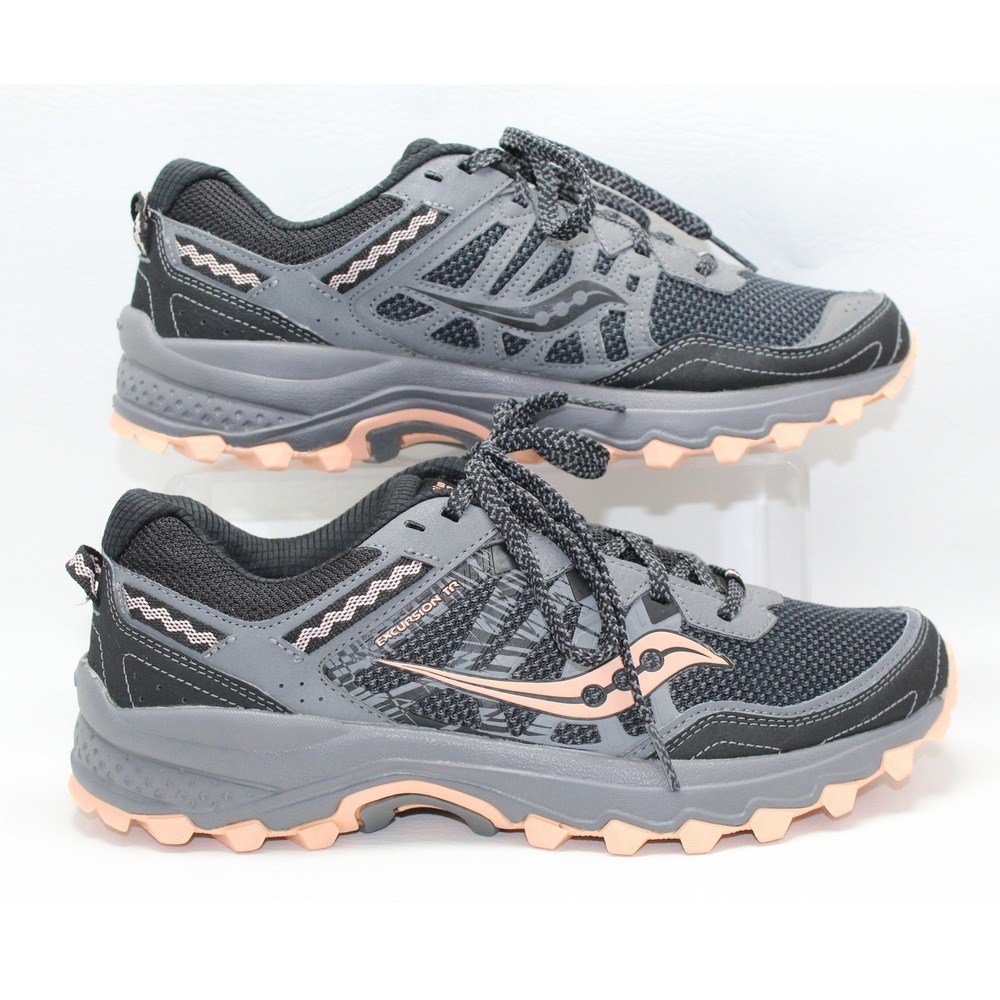 Saucony Excursion TR12 Womens Trail Running Shoes Grey Pink S10451-2 US 8.5